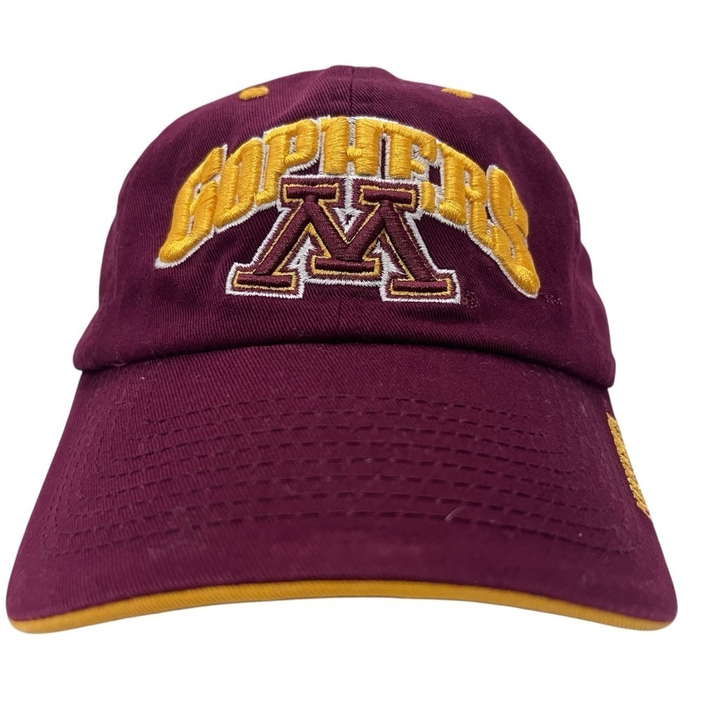 Univ of Minnesota Golden Gopher Adjustable Cotton Ball Cap by Top of the World